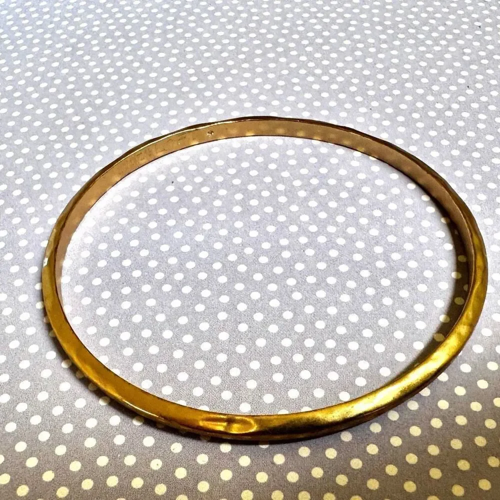 Ann Taylor loft gold tone bangle bracelet
